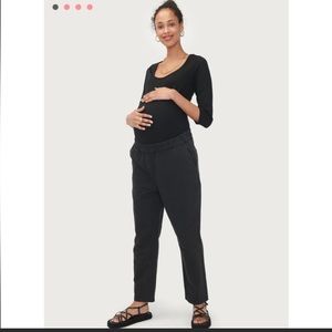 Hatch Isla pant black denim maternity jeans